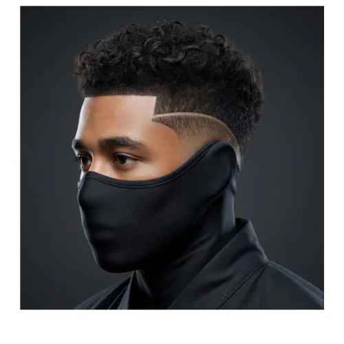 Low taper fade ninja professional haircut with clean sides and polished top styling