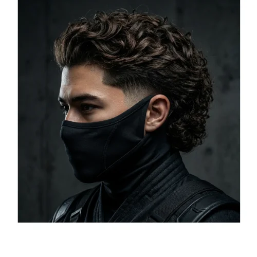 Clean low taper fade ninja cut with sharp sides and neatly styled top