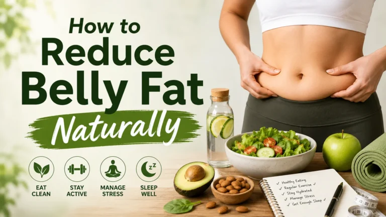 How to Reduce Belly Fat Naturally Through Healthy Eating and Exercise