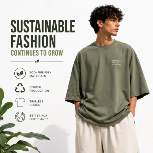 Sustainable fashion featuring eco-friendly clothing made with natural and recycled materials for everyday wear
